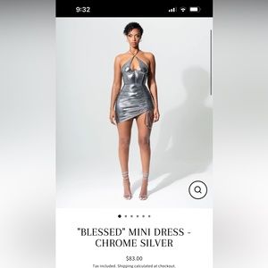 Sodah UK Blessed chrome dress size UK 8